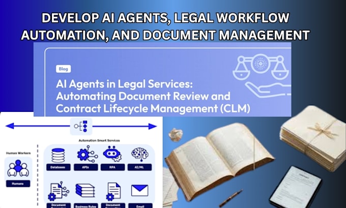 develop ai agents, law legal workflow automation and document management systems