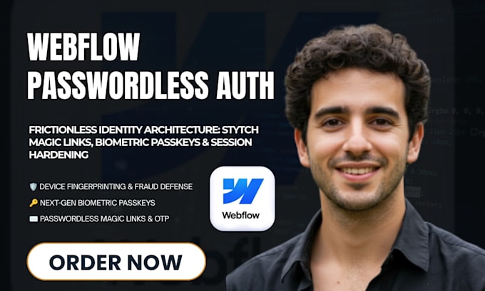 setup stytch to webflow passwordless login integration webflow otp login auth