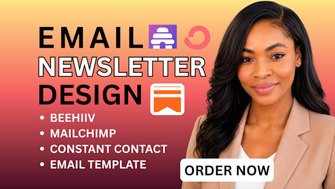 design beehiiv substack constact contact klaviyo mailchimp email template