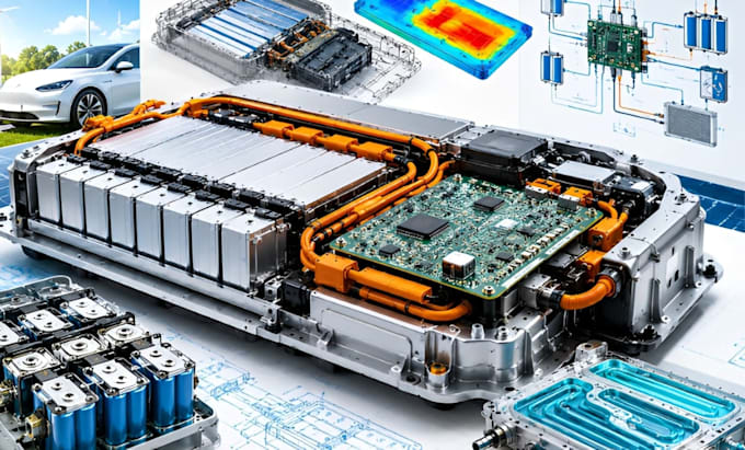 design, enginneer ev battery systems, bms, cell selection and thermal management