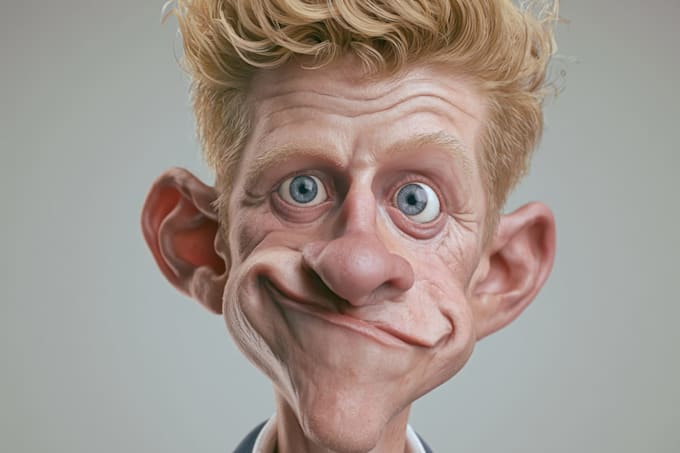 design caricature logo, cartoon, portrait