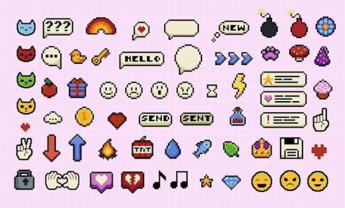 Do pixel art icon gui items indie game assets hud by Zino_sculptt | Fiverr