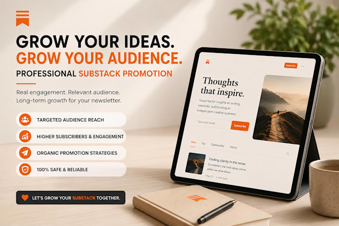 promote your substack newsletter and grow your audience