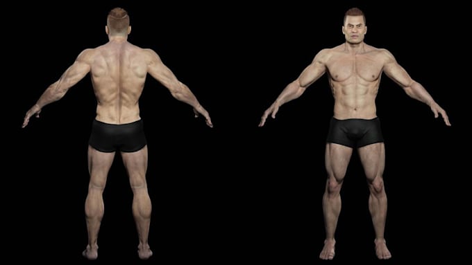 create realistic game ready 3d characters for unity and unreal engine
