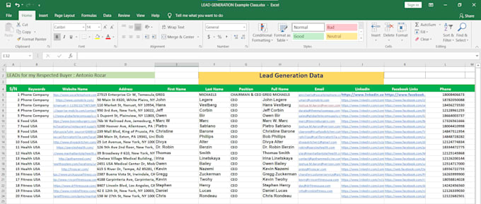 do b2b targeted lead generation, data collecting, and email list building