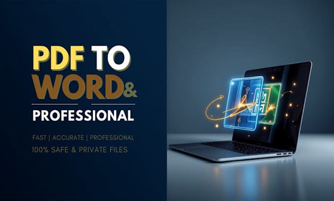 convert PDF to word, excel, and do accurate typing work