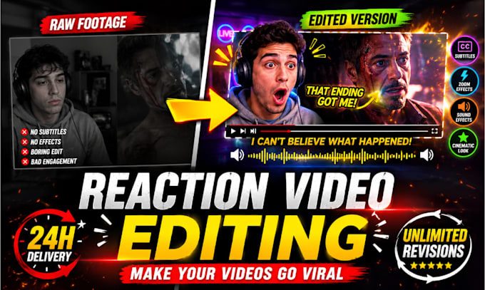 edit your reaction videos go viral