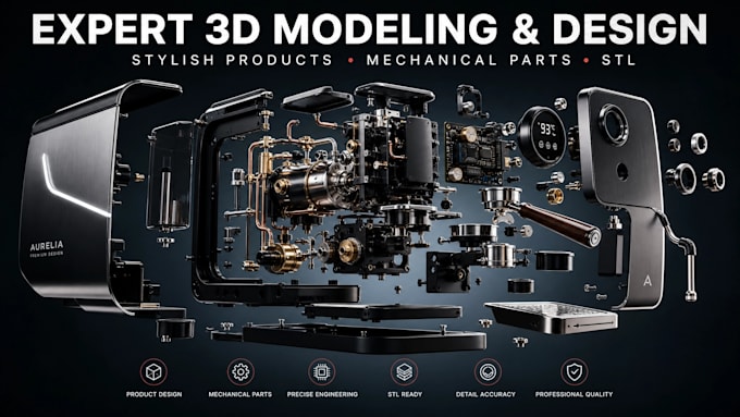 do mechanical engineering design, sloidworks, product design, cad design, stl