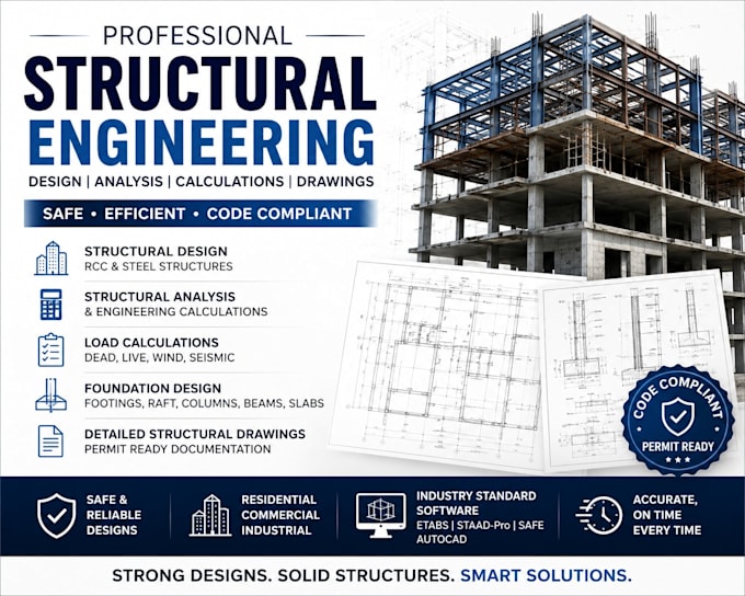 structural engineering, structural calculation,  analysis, az engineering stamp