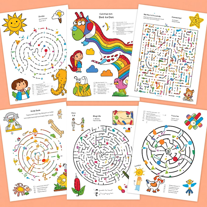 design kindergarten kids tracing, and activity worksheets