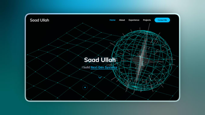 build a modern, responsive portfolio website using react