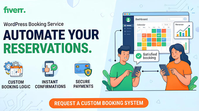 build a custom booking and reservation website in wordpress