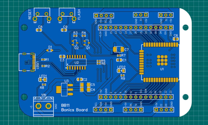 design,review,guide schematics, pcb, pcba, jlcpcb production, basic firmware