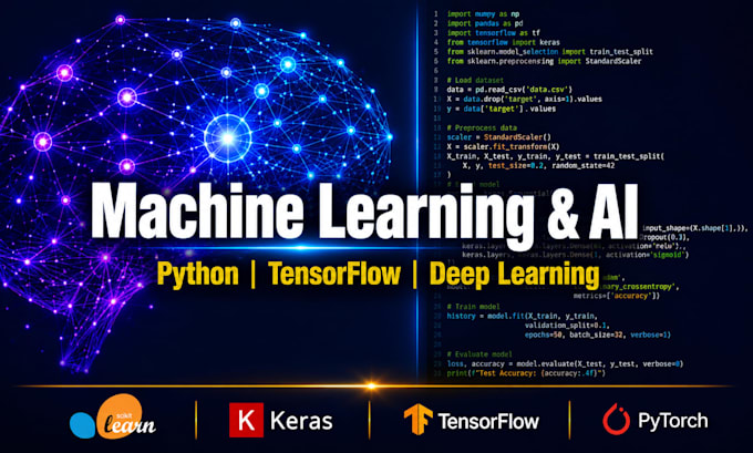 build a machine learning model or a deep learning solution in python