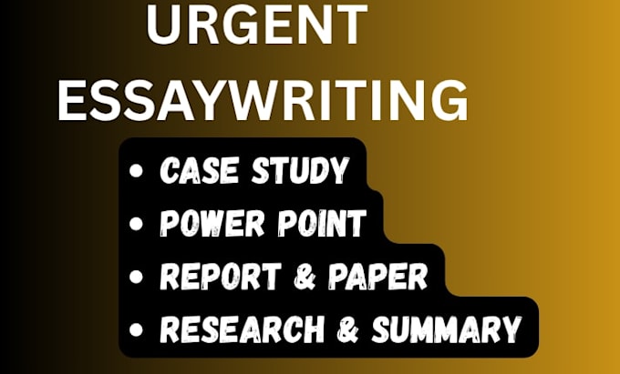 do urgent essay writing, report and research summary