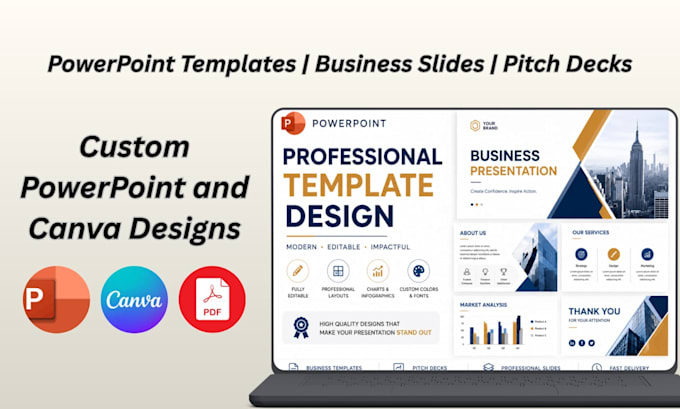 redesign powerpoint presentations and make modern slides