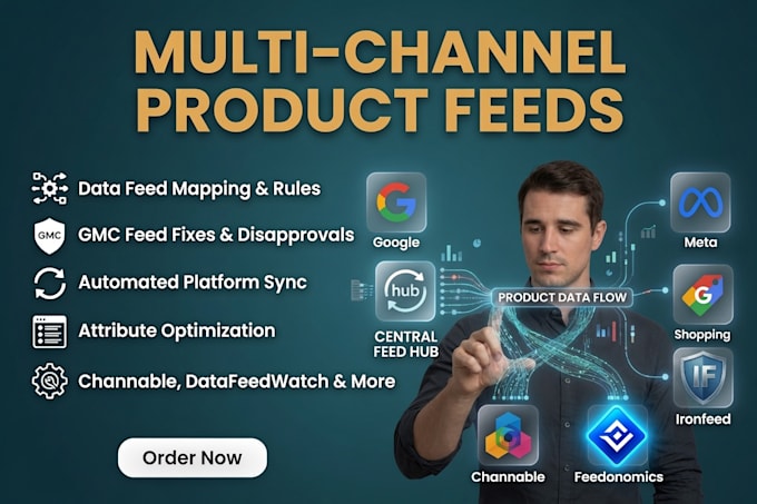 set up channable datafeedwatch godatafeed ironfeed shoppingfeeder feedonomics
