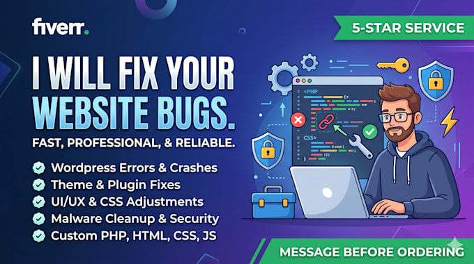 fix your website issues