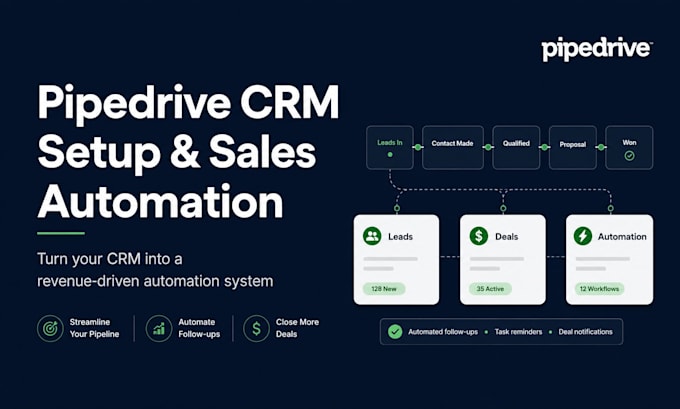 do pipedrive setup, pipedrive automation, sales automation, pipedrive campaign
