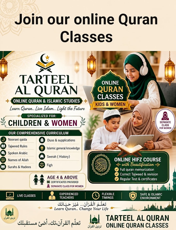 teach arabic and urdu language online professionally