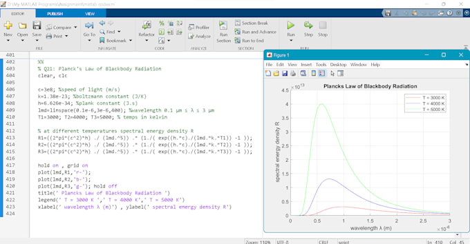 do matlab programming, engineering calculations, matrices and vectors