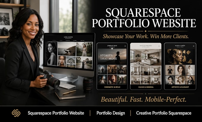 build squarespace portfolio website squarespace portfolio design creative