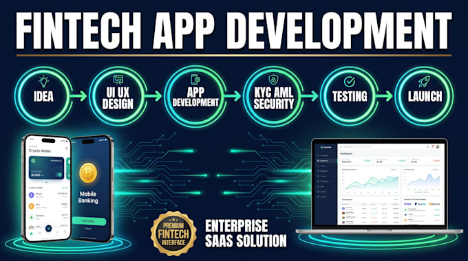 develop fintech app crypto wallet payment app neobank p2p lending