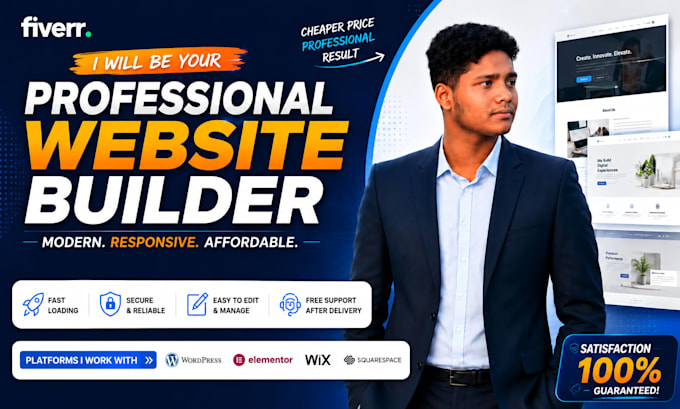 create a professional modern vibefull website