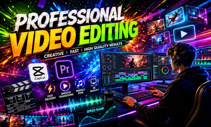 do professional video editing with cinematic effects