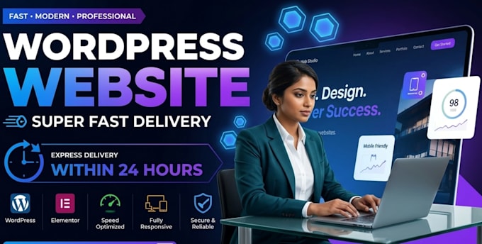 design or redesign wordpress website, landing page expert