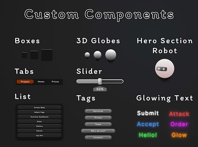 design and code custom UI components