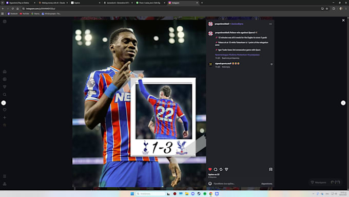 create world cup related posts with the addition of a caption