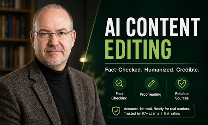 fact check, edit, and humanize your ai content