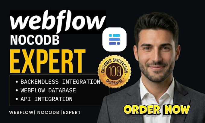 setup webflow baserow API webflow database integration