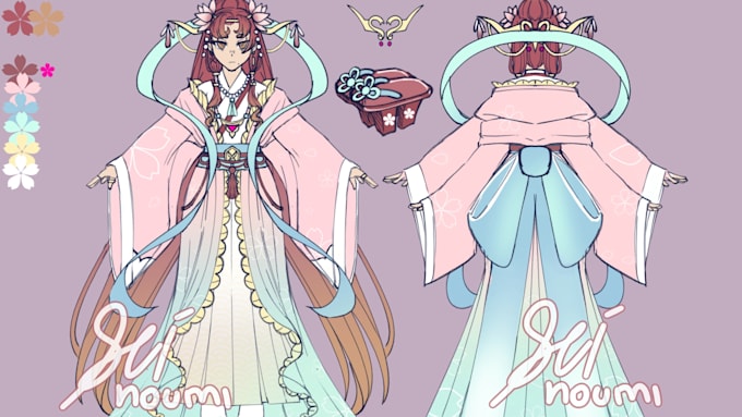 do illustrations and custom characters