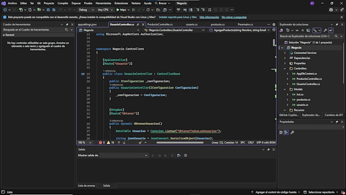 develop a secure aspnet core rest API