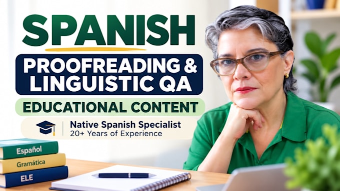 review and edit your spanish course or educational content