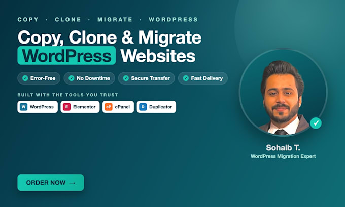 copy clone wordpress website