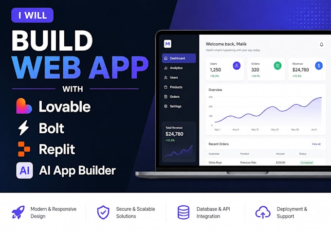build, fix and improve web apps with lovable, bolt, replit, superbase and cursor