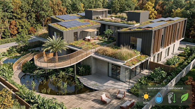 create stunning sustainable architecture visualizations and eco renders