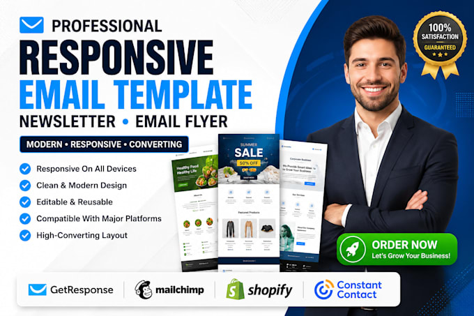 design email flyer html email template, newsletter template design