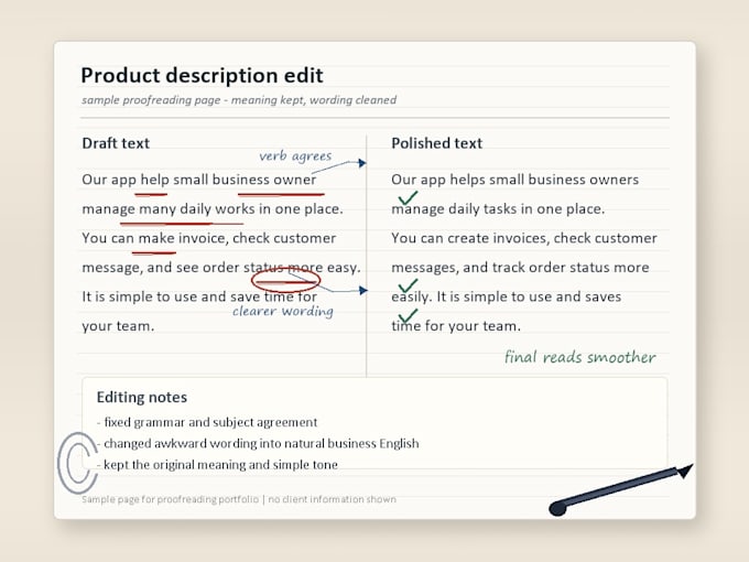 polish ai text, resumes, emails, and product copy