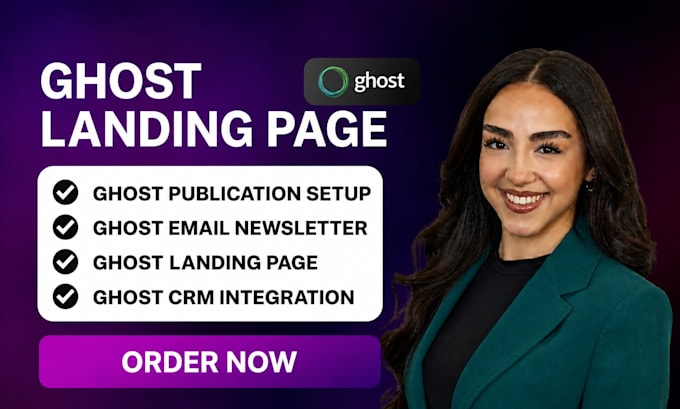 setup ghost newsletter ghost landing page seo paid membership ghost crm