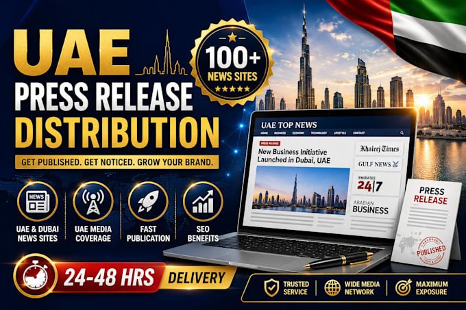 publish press release in uae news sites, dubai PR distribution