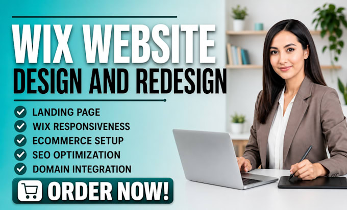 wix website design wix website redesign wix business website wix development