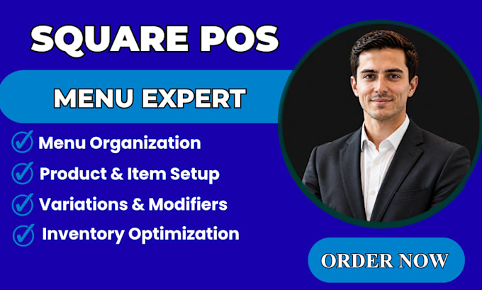 do square pos inventory setup and menu optimization