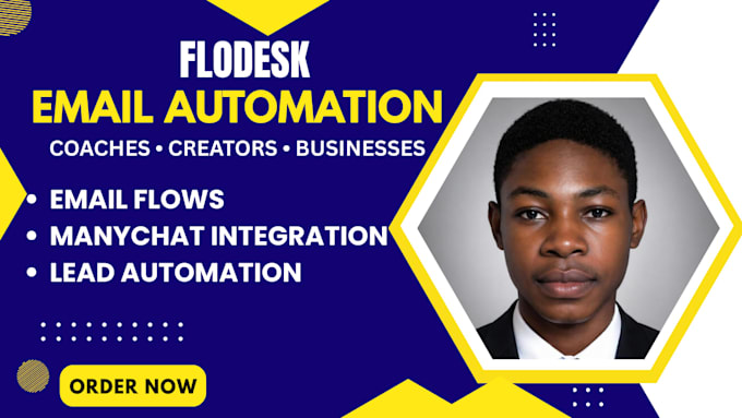set up flodesk email flows and manychat integration