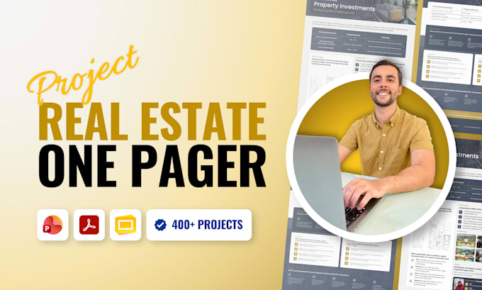 create your real estate project investment sheet report
