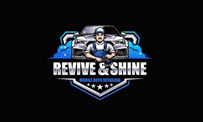 design professional logo for a mobile auto detailing company
