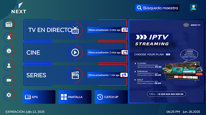 create your branded smarters next v4 blue streaming app solution